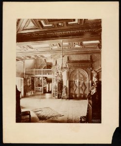 Belcourt, residence of O.H.P. Belmont Esq., Newport, R.I., 1891, second story hall - Frank H. Child, photographer, Newport, R.I. LCCN2014650251