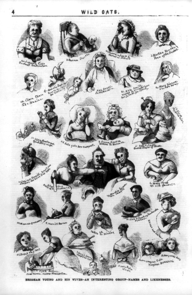 Brigham Young and his wives LCCN2004670949