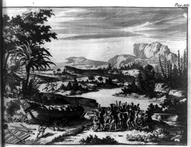 Building of the Griffin, Canada, ca. 1690 LCCN96517754