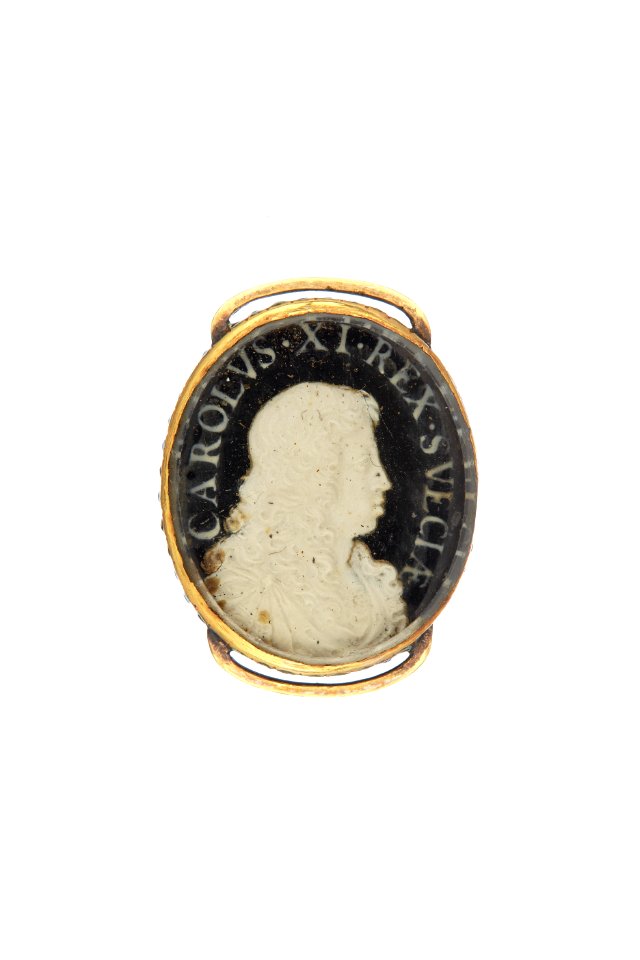 CAROLVS. XI. REX. SVECIAE, smycke från 1672 cirka - Livrustkammaren - 97848