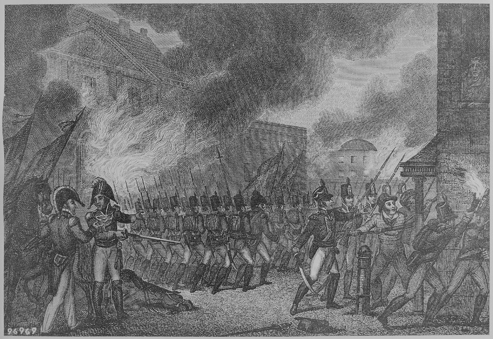 Capture of the City of Washington, August 1814, 1814 - NARA - 531090