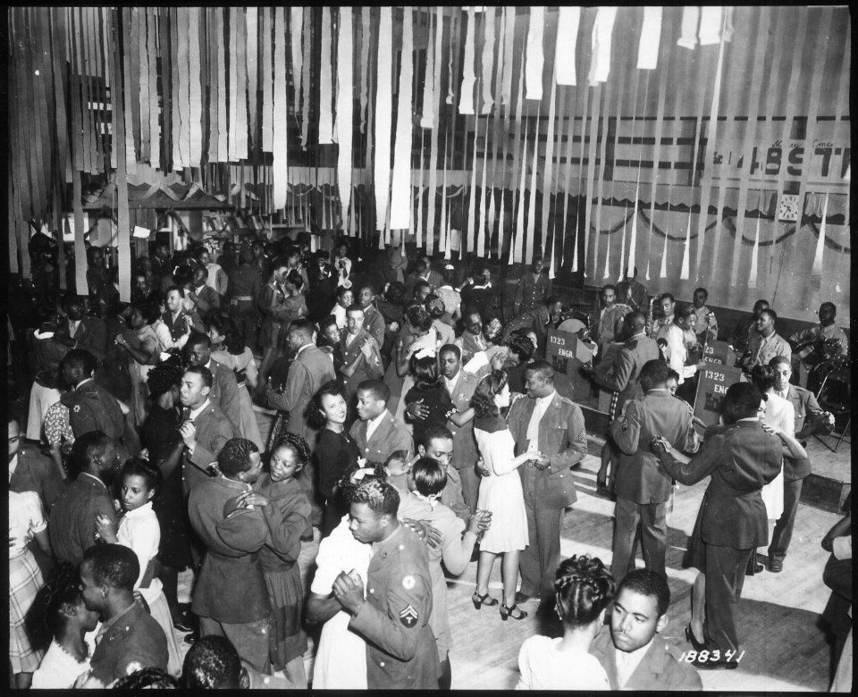Christmas Dance at Negro Service Club, 12-23-1943 - NARA - 531180