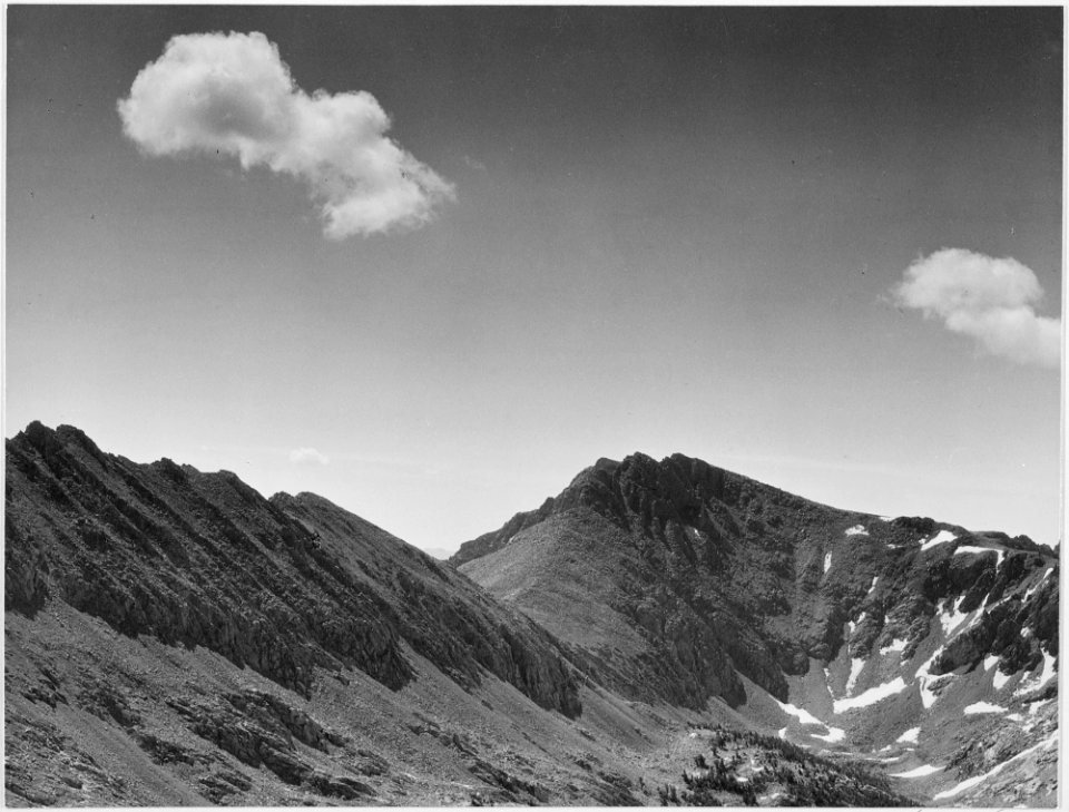 Coloseum Mountain, Kings River Canyon (Proposed as a national park), California, 1936., ca. 1936 - NARA - 519933