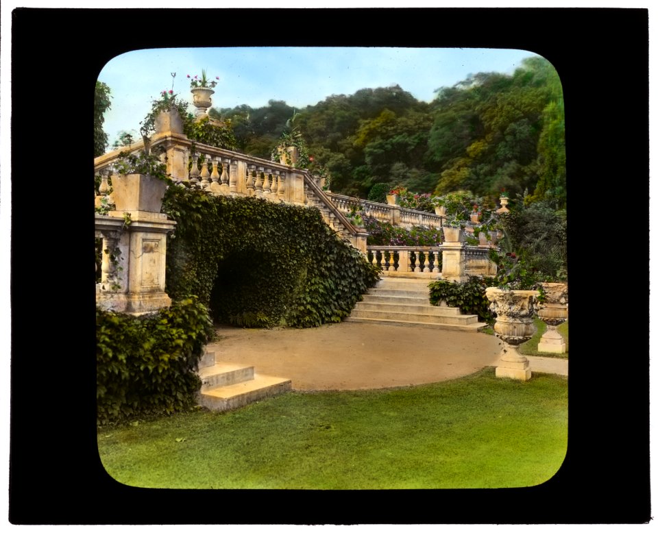 Drumthwacket, Moses Taylor Pyne house, 354 Stockton Road, Princeton, New Jersey. Italian garden stairway LCCN2008676042