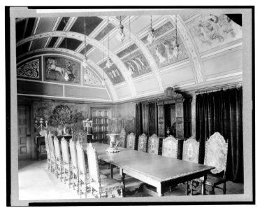El Fureidis, James Waldron Gillespie house, Parra Grande Lane, Montecito, California. Dining room LCCN2004669757