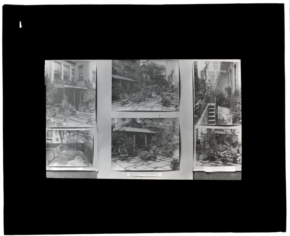 Flagstones, Charles Clinton Marshall house, 117 West 55th Street, New York, New York. Tea house, laundry, and terrace LCCN2007686303