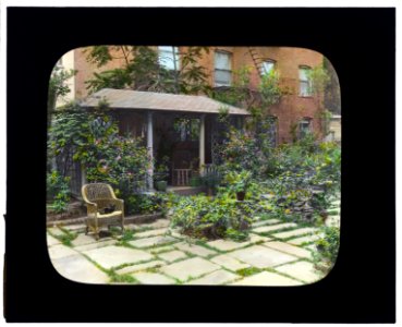 Flagstones, Charles Clinton Marshall house, 117 West 55th Street, New York, New York. Tea house-sleeping porch LCCN2007685061