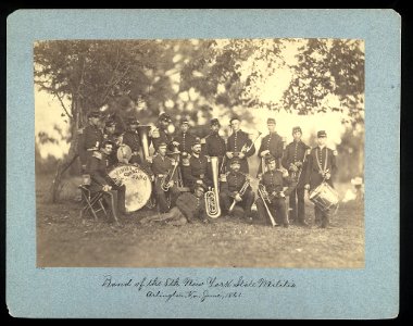 Elmira Cornet Band, Thirty-third Regiment, of the New York State Volunteers, July 1861 LCCN2013648631