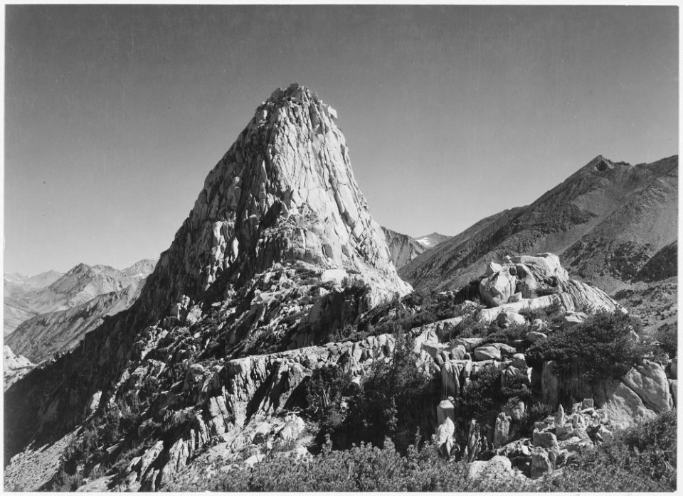 Fin Dome, Kings River Canyon (Proposed as a national park), California, 1936., ca. 1936 - NARA - 519920