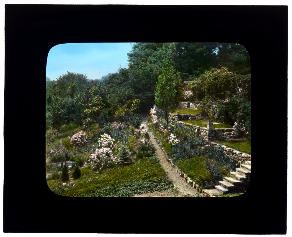 Fenimore, James Stetson Metcalfe house, Bedford Hills, New York. Hillside terracing to Lake Marie LCCN2007686310