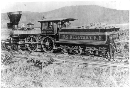 Gen. Haupt locomotive, used by Gen. Herman Haupt during the Civil War (1861-1865) LCCN2014645120 photo