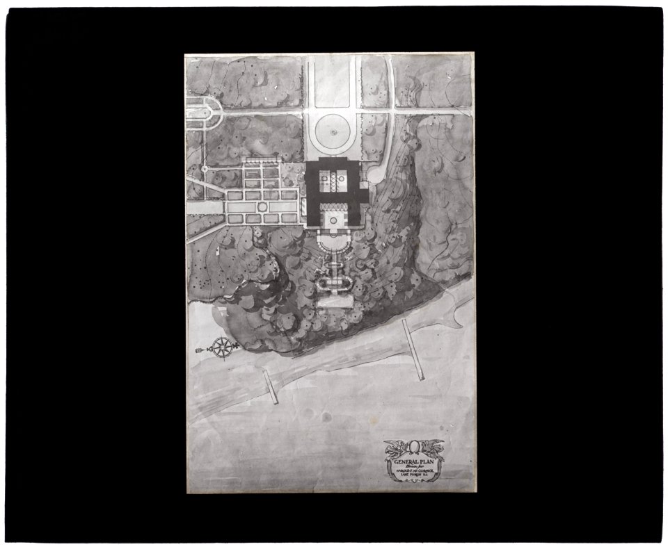 General Plan, house for Harold McCormick, Lake Forest, Ill. LCCN2012646224
