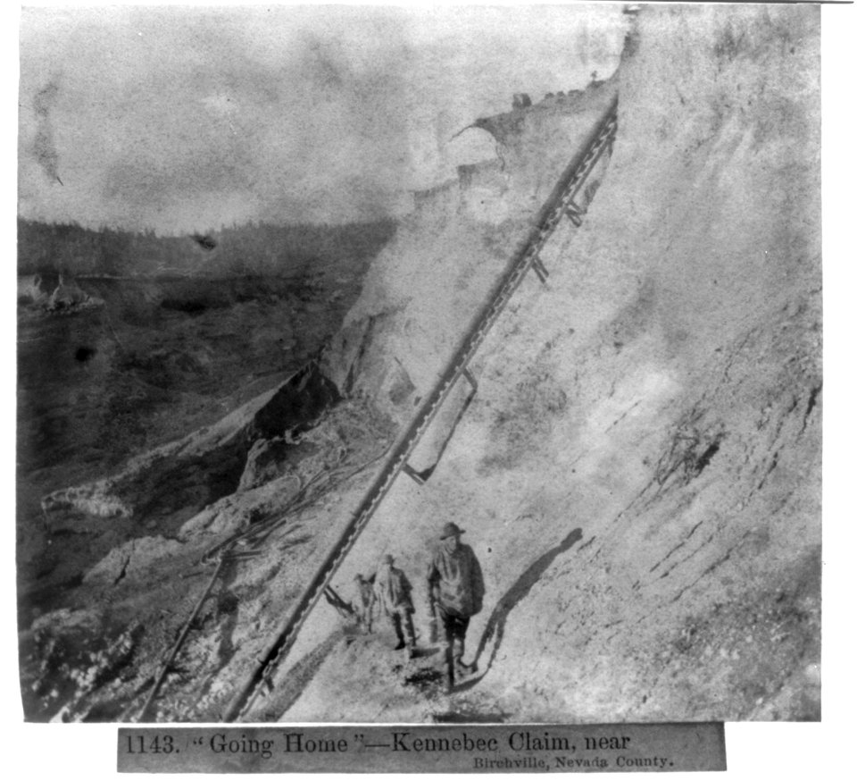 Going Home - Kennebec claim, near Birchville, Nev. County LCCN2002721065