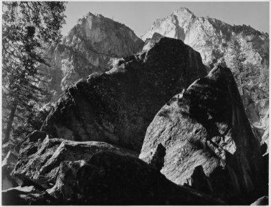 Grand Sentinel, Kings River Canyon (Proposed as a national park), California, 1936., ca. 1936 - NARA - 519916