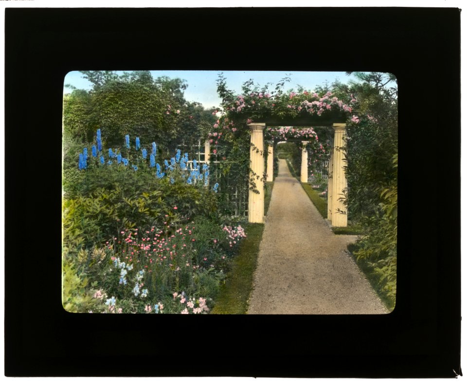 Hammersmith Farm, Hugh Dudley Auchincloss house, Harrison Avenue, Newport, Rhode Island. Pergola walk LCCN2007685131