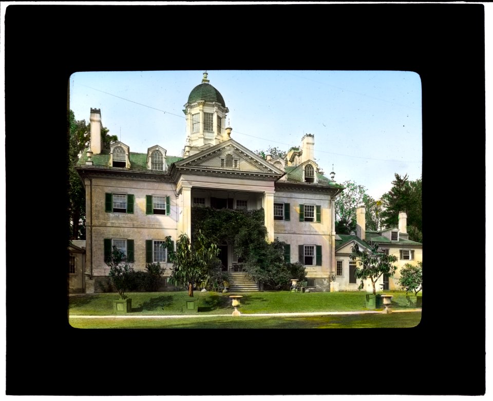 Hampton, John Ridgely house, Hampton Lane, Towson, Maryland. South façade facing parterre garden LCCN2008675878