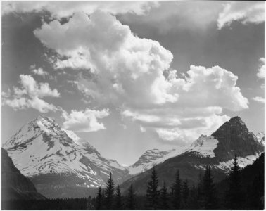 In Glacier National Park, Montana, 1933 - 1942 - NARA - 519875 photo
