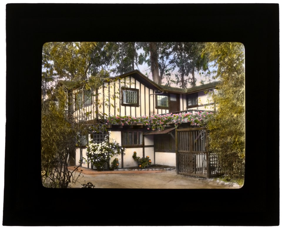 Inellan, Walter Douglas house, Channel Drive, Montecito, California. Service entrance LCCN2007685030