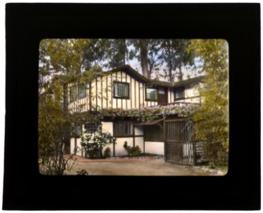 Inellan, Walter Douglas house, Channel Drive, Montecito, California. Service entrance LCCN2007685030