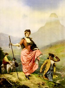 L'Alpinisme by Hyppolite Lucas, Casino Monte Carlo, Riviera, ca. 1895