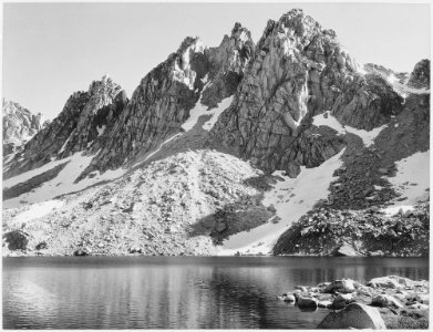 Kearsage Pinnacles, Kings River Canyon (Proposed as a national park), California, 1936., ca. 1936 - NARA - 519921
