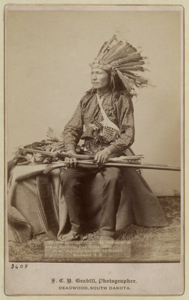 Little, the instigator of Indian revolt at Pine Ridge, 1890 - photo and copyright 1891 by Grabill, Deadwood, S.D. LCCN99613816
