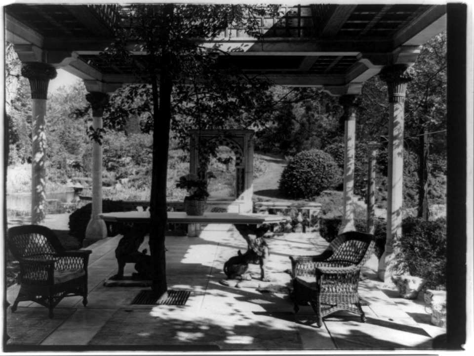Laurelton Hall, Louis Tiffany Foundation, Laurel Hollow, Cold Spring Harbor, New York. Loggia LCCN92506284
