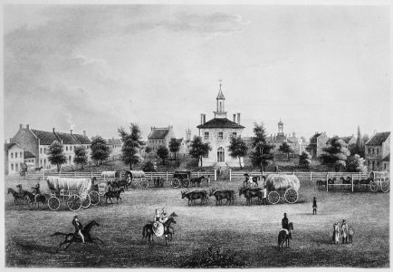 lndependence-Courthouse-Missouri., 1855 - NARA - 513335
