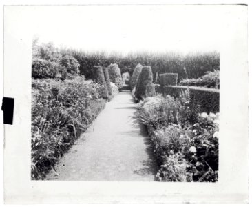 Maudesleigh, Frederick Strong Moseley house, Newburyport, Massachusetts. Pathway, upper terrace garden LCCN2008680060