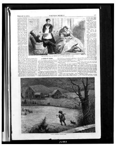 Mr. Hautville took his letters, one at a time from the salver Love's crosses - 'cross lots - - Bellew. LCCN97512205