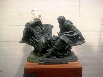 Nerón y Séneca (Eduardo Barrón) (boceto)