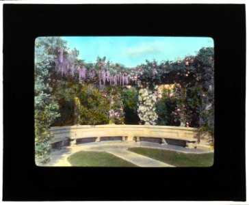 New Place, William Henry Crocker house, 80 New Place Road, Hillsborough, California. Exedra LCCN2007684870