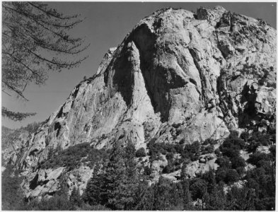 North Dome, Kings River Canyon, Kings River Canyon (Proposed as a national park), California, 1936., ca. 1936 - NARA - 519919