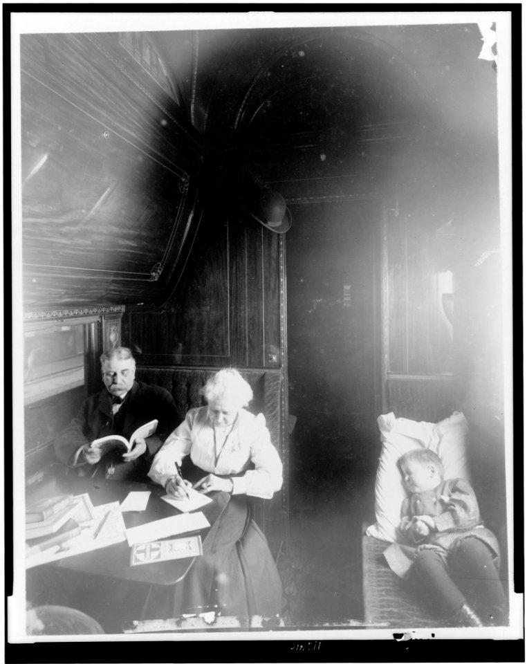 Old folks at home in compartment drawing room LCCN96510259