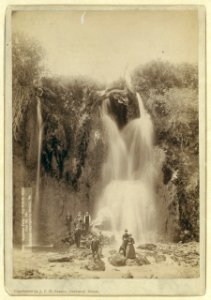 Spearfish Falls. Our friends, there, June 22, 1890 LCCN99613947