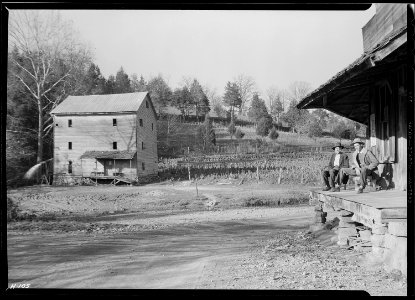 Store and postoffice at Goin, Tennessee. Mr. J. C. Nicely has been a storekeeper here for 30 years. - NARA - 532723 photo