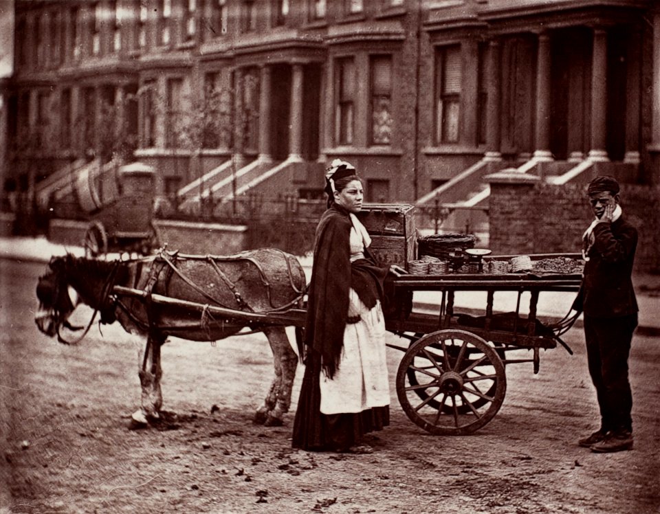 Strawberries. All ripe! All ripe! by John Thomson (cropped)