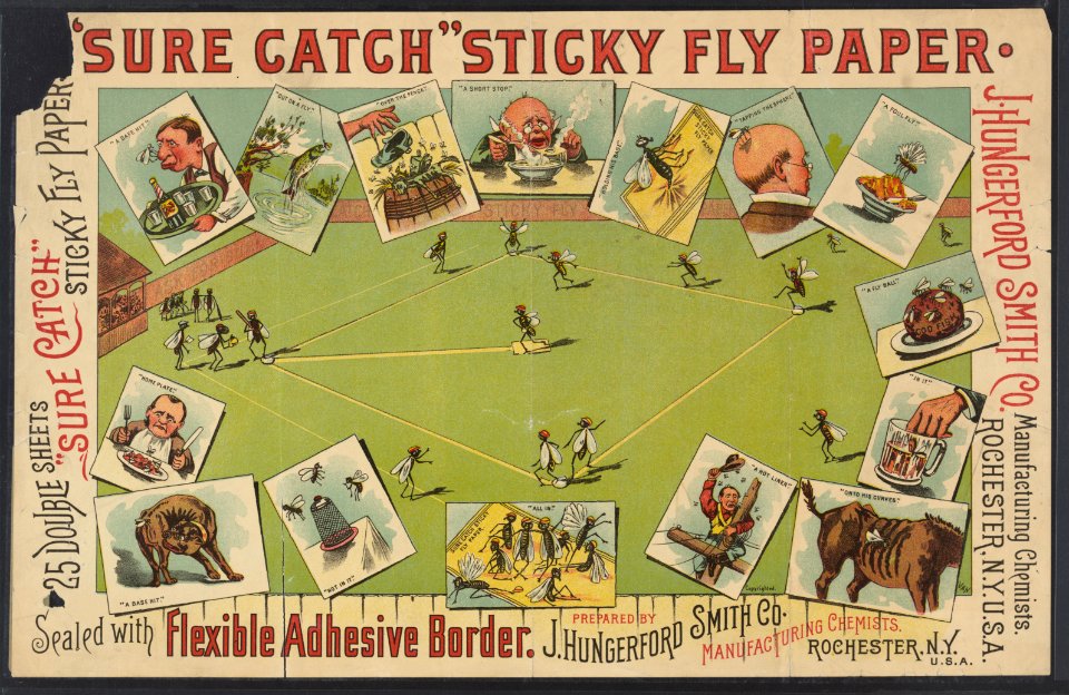 Sure Catch sticky fly paper LCCN2008678726