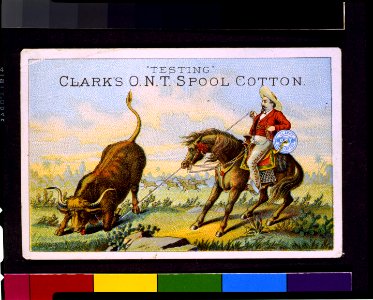 Testing Clark's O.N.T. spool cotton LCCN93511593