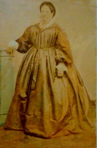 The actress Serafina Zampa (photo about 1864-1872) - Exhibition Alphonse Bernoud, pioneer of photography at Carthusian monastery and museum of San Martino in Naples (43130588820)