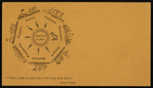When I wish to catch rats, I first stop their holes - Gen'l Scott LCCN2012647347