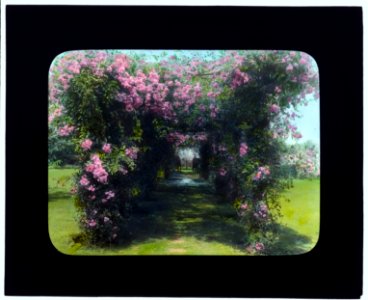 The Steppingstones, Annie May Hegeman house, Art Village, Southampton, New York. Rose arbor LCCN2007685923