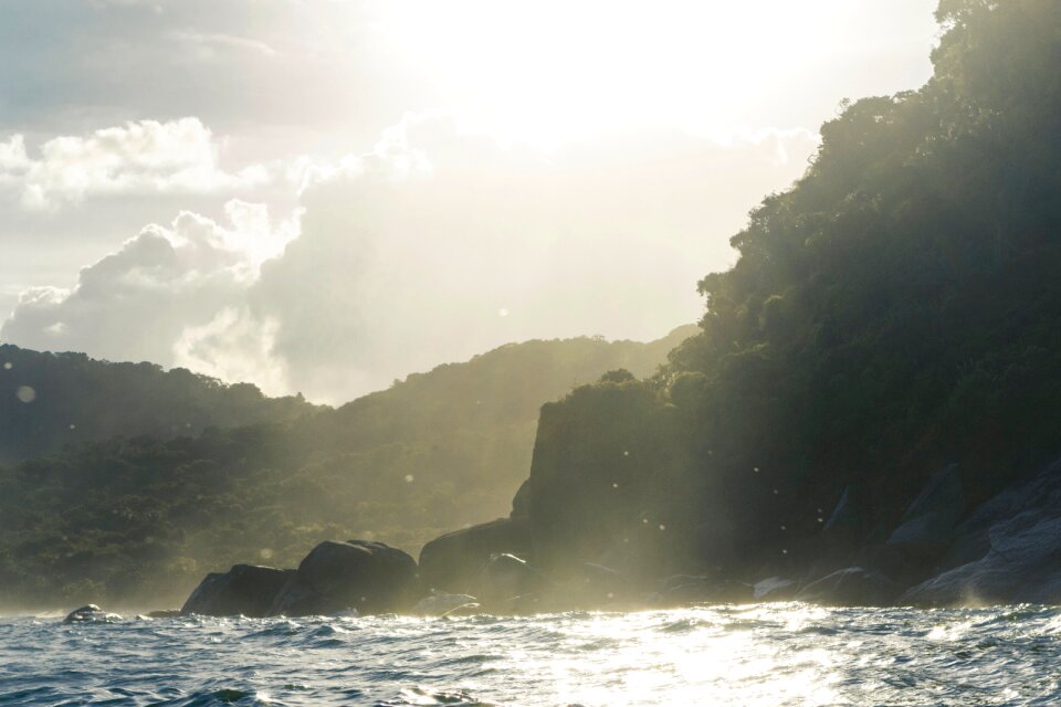 Waves nature sunlight