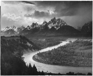 The Tetons - Snake River, Grand Teton National Park, Wyoming., 1933 - 1942 - NARA - 519904 photo