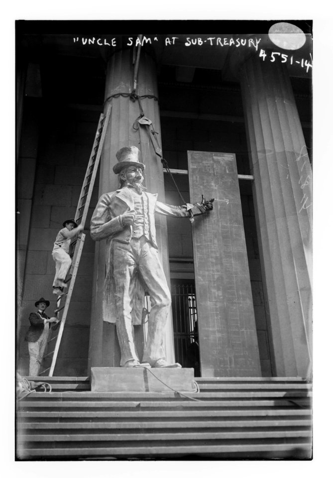 Uncle Sam at Sub-Treasury LCCN2014706773