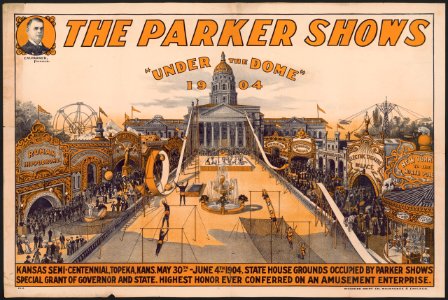 Under the dome 1904, Kansas semi-centennial ... State house grounds ... Highest honor ever conferred on an amusement enterprise LCCN2018647148