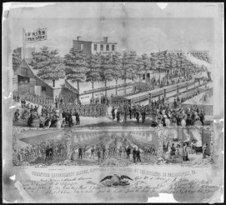 Volunteer Refreshment Saloon, Supported Gratuitously by the Citizens of Philadelphia, Pennsylvania., 1861 - NARA - 512769