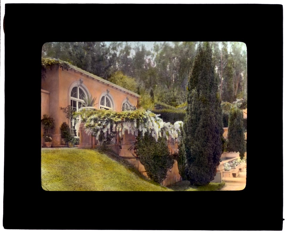 Villa Rose, Joseph Donahoe Grant house, 2260 Redington Road, Hillsborough, California. Pool house LCCN2007684868