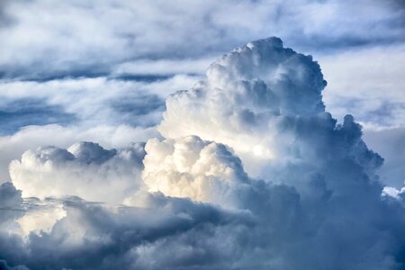 Cloud cloudy meteorology photo