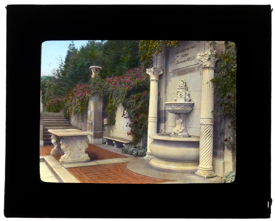 Weld, Larz Anderson house, 151 Newton Street, Brookline, Massachusetts. Italian Garden terrace LCCN2008678480
